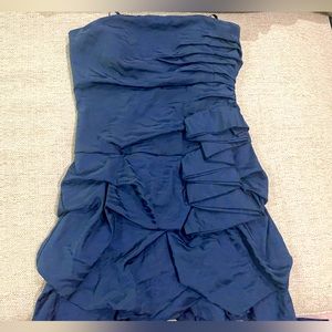 SOLD Navy blue tiger print dress